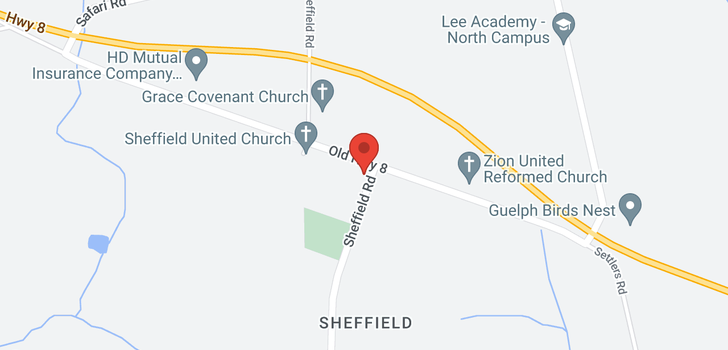 map of 1251 SHEFFIELD Road